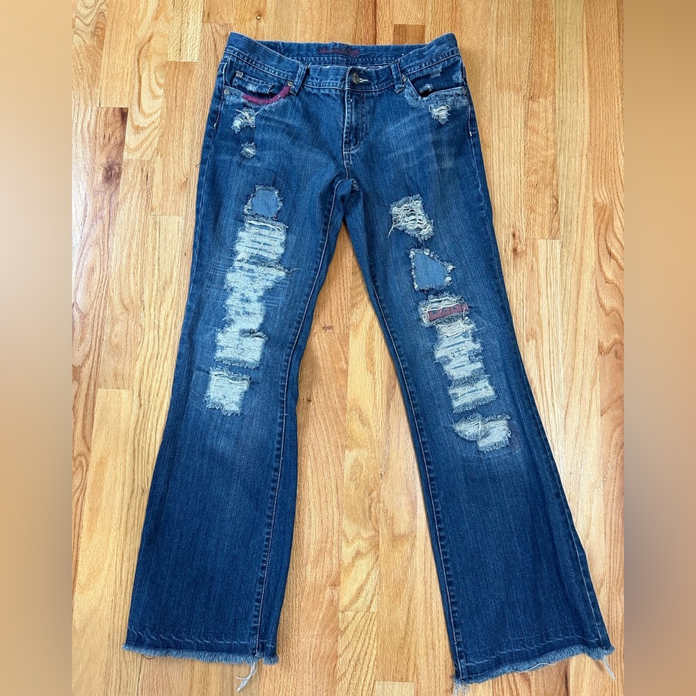 American Eagle AE Hipster Skinny Jeans - Distressed